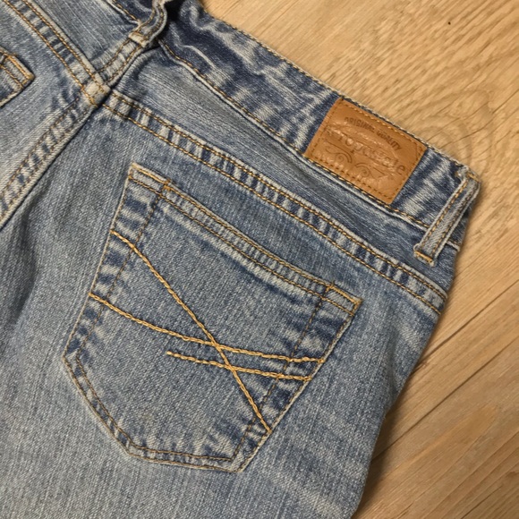 AEROPOSTALE BRAND JEANS BAYLA SKINNY 1/2 SHORT - Picture 5 of 5